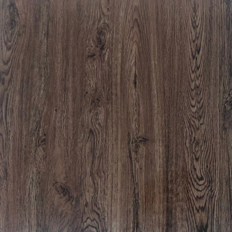 600*600 Серовато-коричневая керамогранитная плитка с глазурованной деревянной текстурой