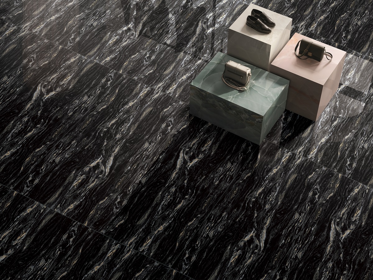 Глазурованный керамогранит с эффектом нефрита